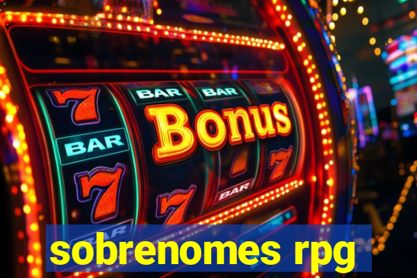 sobrenomes rpg